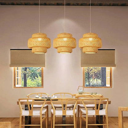 Kai Bamboo Pendant Light - Onyx Decor