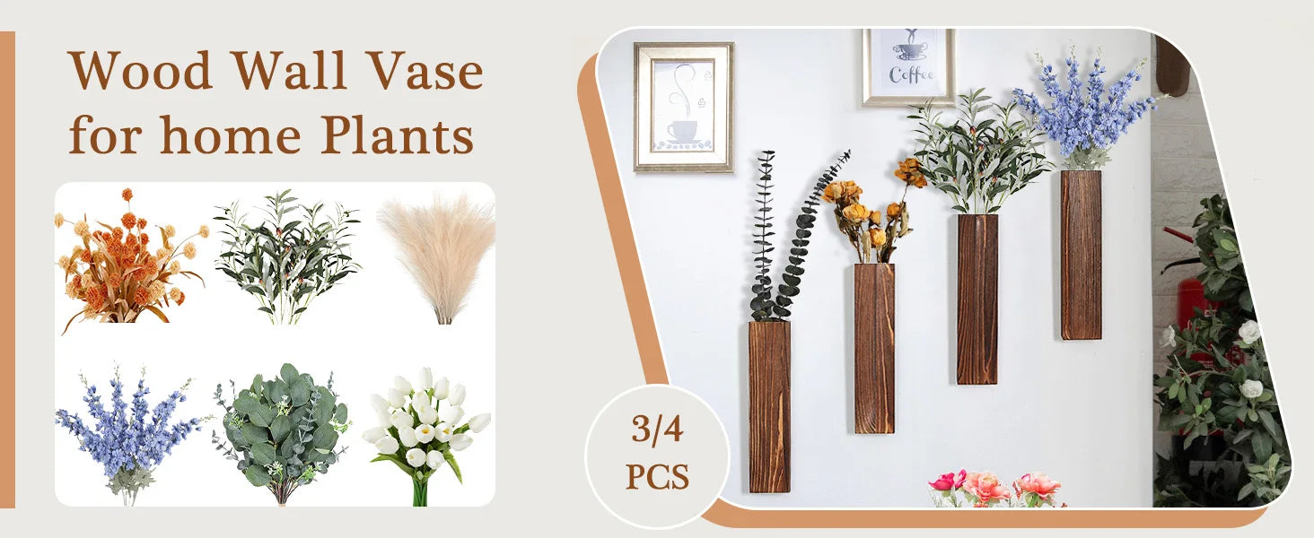 Hazel Wood Hanging Planter - Onyx Decor