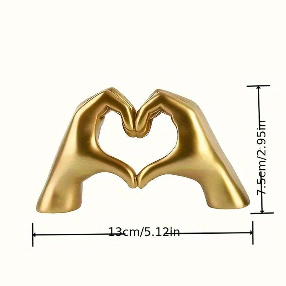 Sofia Heart Sculpture - Onyx Decor