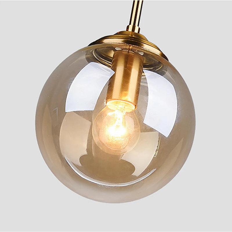 Opal Glass Globe Ceiling Light - Onyx Decor