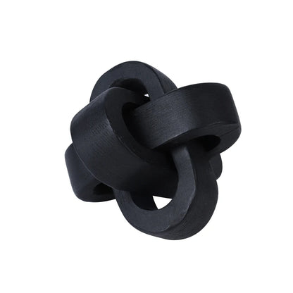 Avery Hand-Carved Knot Sculpture - Onyx Decor