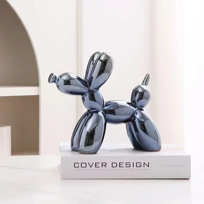 Milo Nordic Balloon Dog Sculpture - Onyx Decor