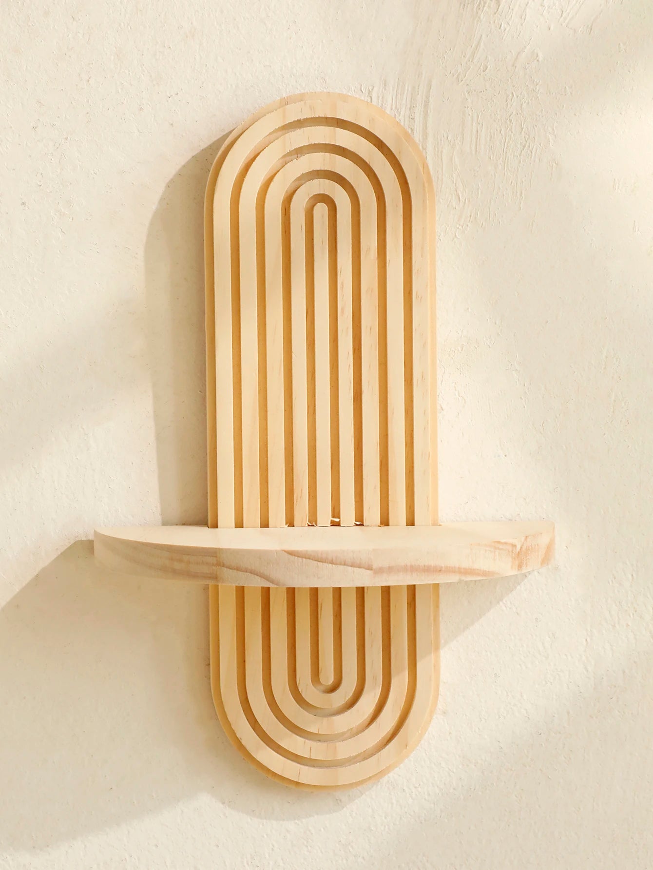 Boho Geometric Floating Shelf - Onyx Decor