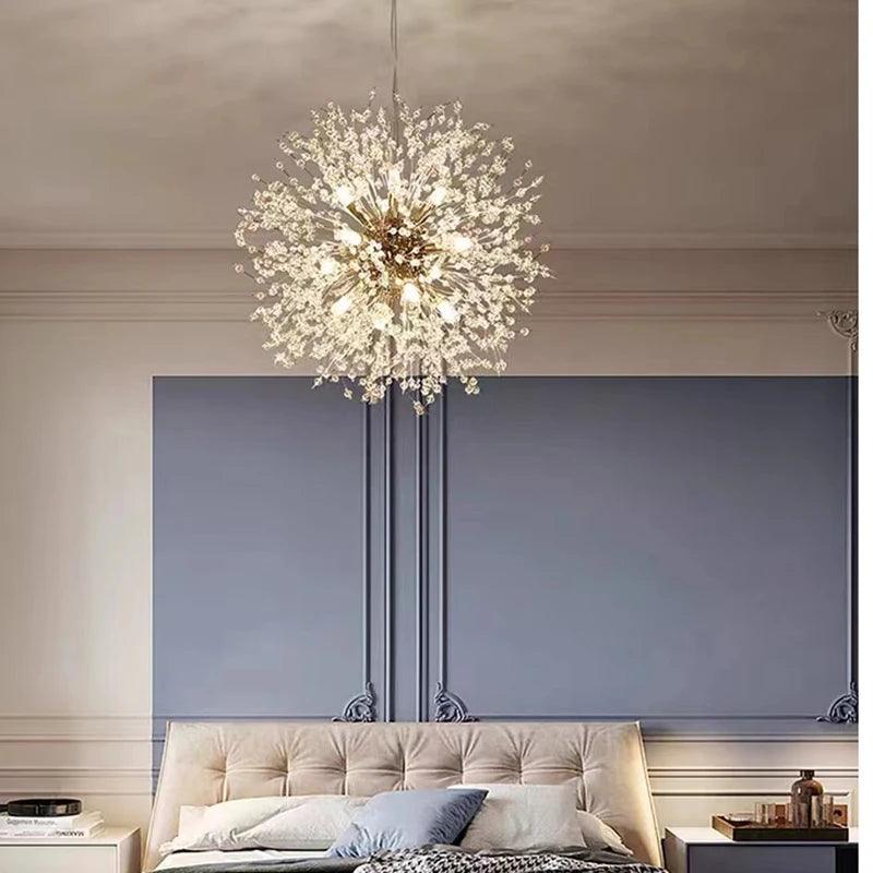 Zenith Crystal Dandelion Chandelier - Onyx Decor