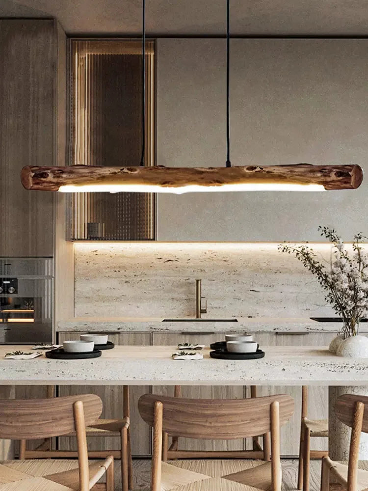 Milo Minimalist Wood Pendant Light - Onyx Decor