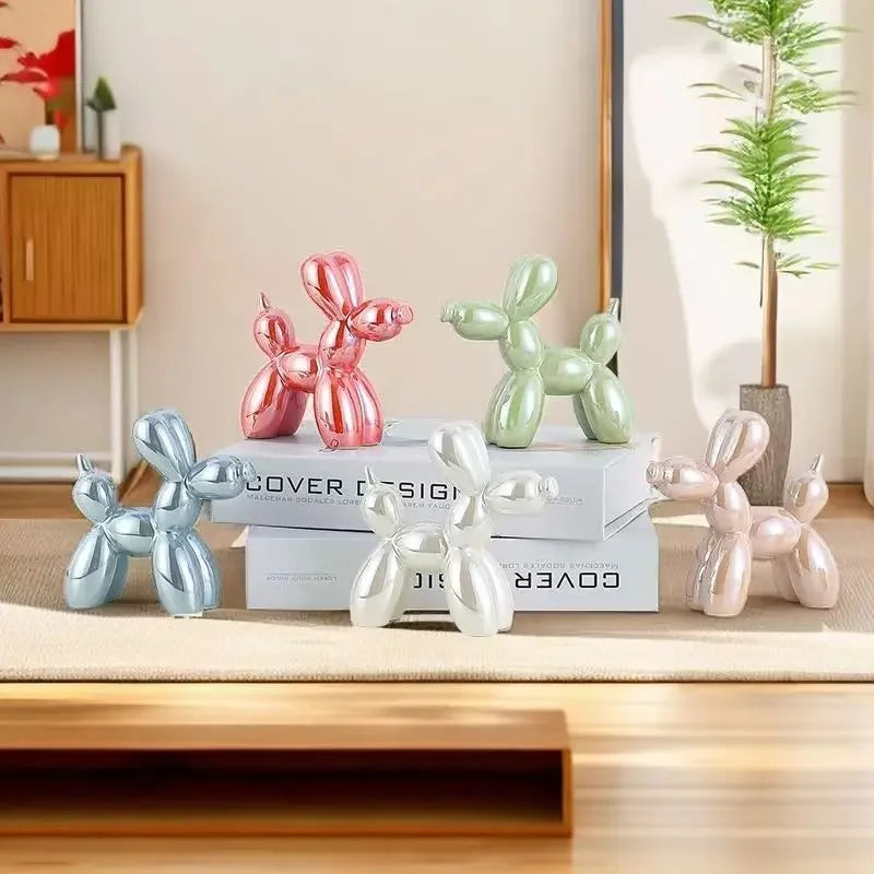 Milo Nordic Balloon Dog Sculpture - Onyx Decor