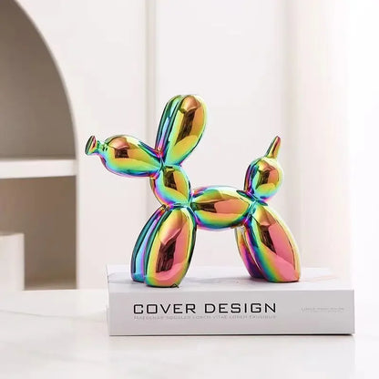 Milo Nordic Balloon Dog Sculpture - Onyx Decor